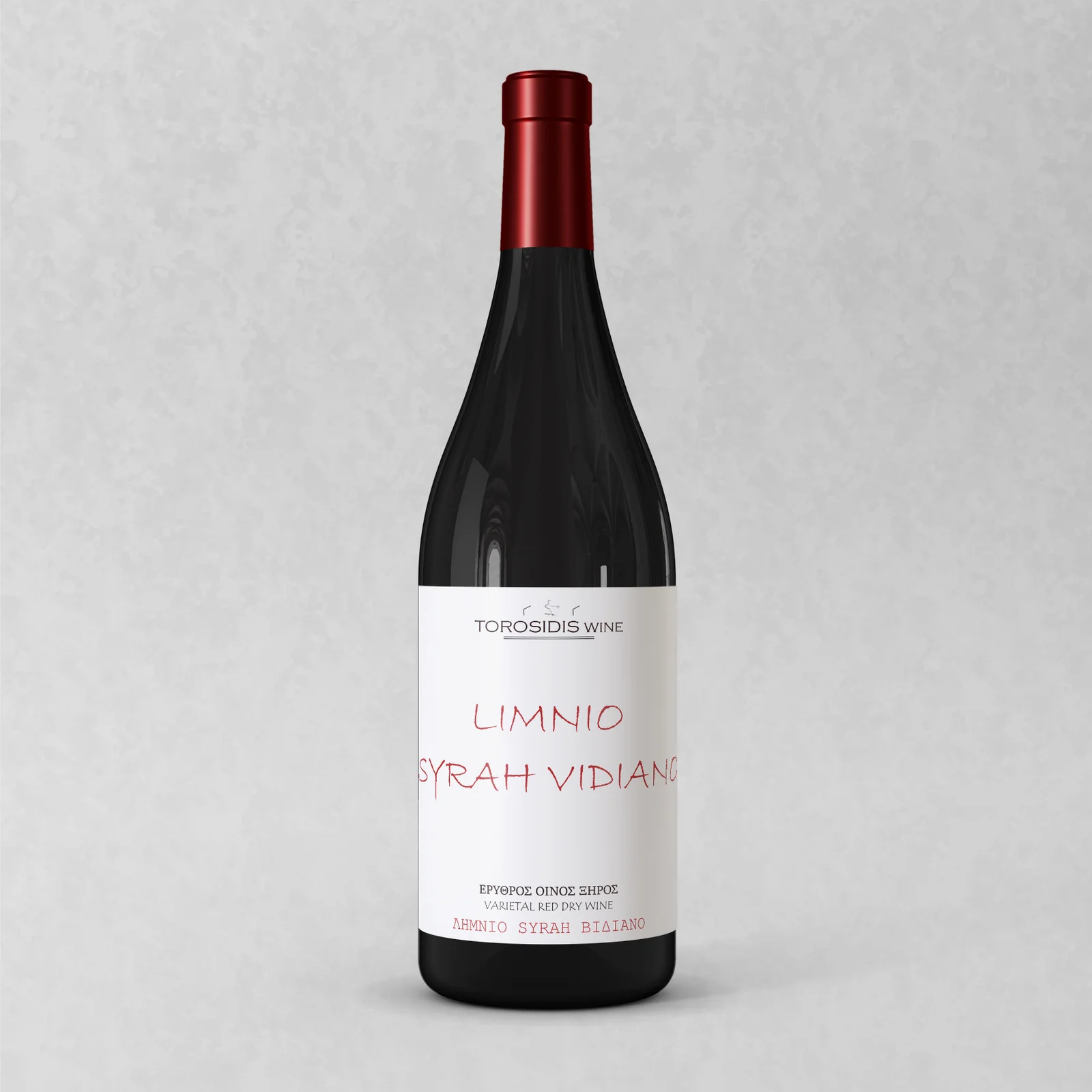 Οίνος Ερυθρός Ξηρός Limnio Syrah Vidiano