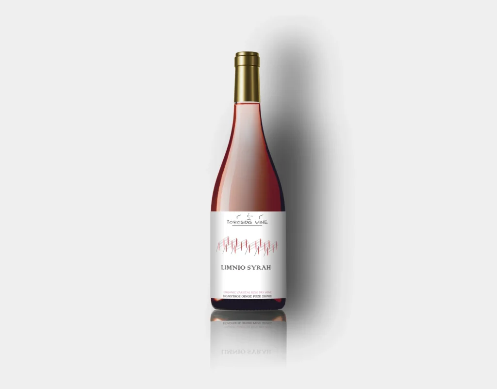 Limnio Syrah 2024 | Organic Dry Roze | Organic Vineyard | TOROSIDIS WINE
