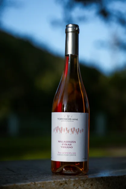 Οίνος Ροζέ Ξηρός Μαλαγουζιά Syrah Βιδιανό